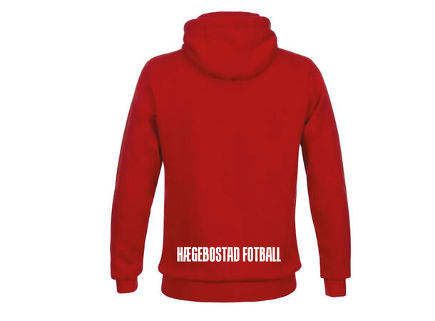 UMBRO Hægebostad Basic Hood JR Rød Hægebostad Fotball Hettegenser Junior 