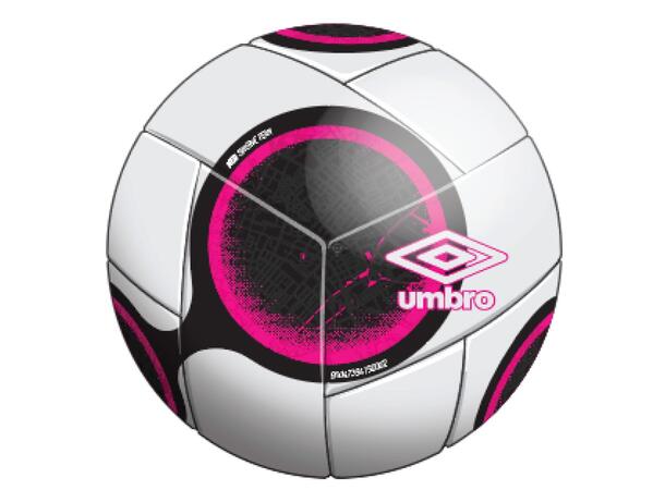 UMBRO Neo Swerve 290-320 Hvit/Rosa 4 Lettvektsball 