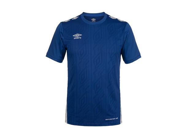 UMBRO UX Pro SS Jsy Blå/Hvit L Flott kortermet spillertrøye 