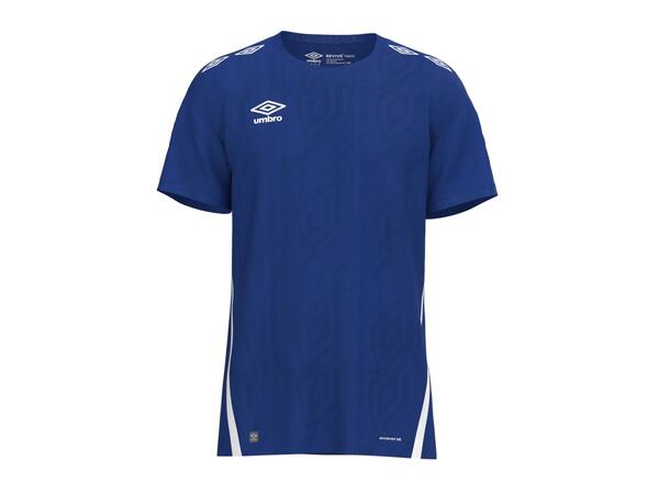 UMBRO UX Pro SS Jsy Blå/Hvit L Flott kortermet spillertrøye 