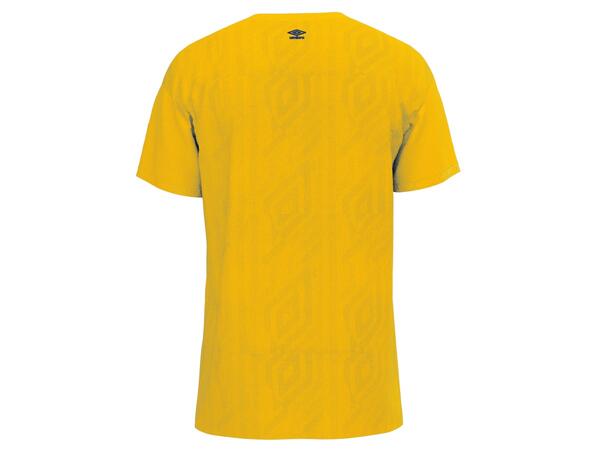 UMBRO UX Pro SS Jsy Gul/Sort L Flott kortermet spillertrøye 