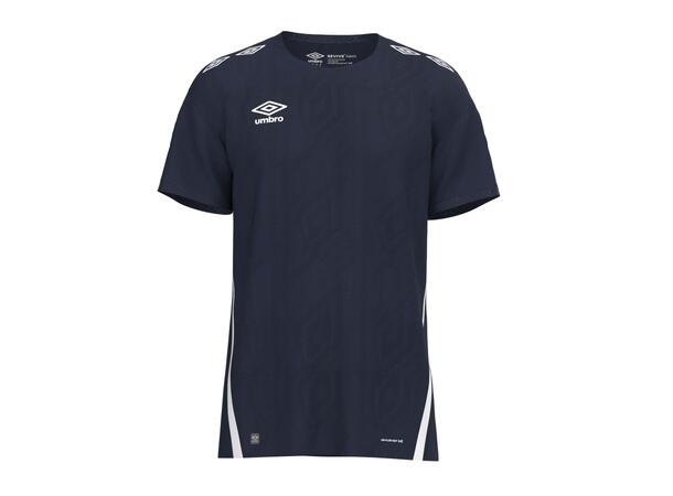 UMBRO UX Pro SS Jsy Jr Marine/Hv 152 Flott kortermet spillertrøye junior 