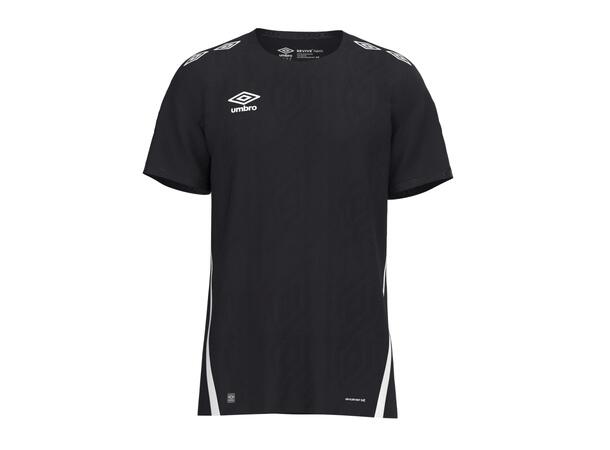 UMBRO UX Pro SS Jsy Sort/Hvit M Flott kortermet spillertrøye 