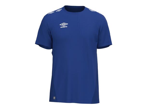 UMBRO UX Pro Trn Tee Blå/Hvit L Teknisk trenings t-skjorte 