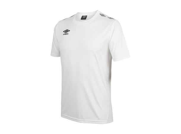 UMBRO UX Pro Trn Tee Hvit/Sort L Teknisk trenings t-skjorte 