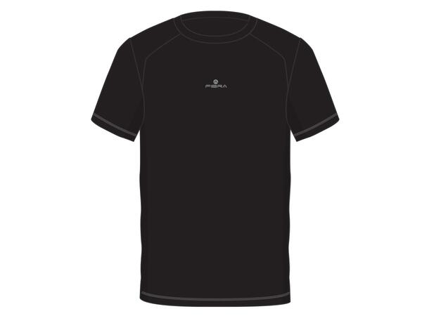 FIBRA Trn Tee Jr Sort 164 Trenings T-skjorte ti ljunior 