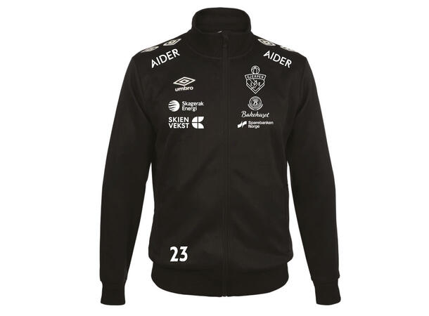 Gjerpen Elite UX Pro Track Jacket Sort Gjerpen Polyesterjakke Senior 