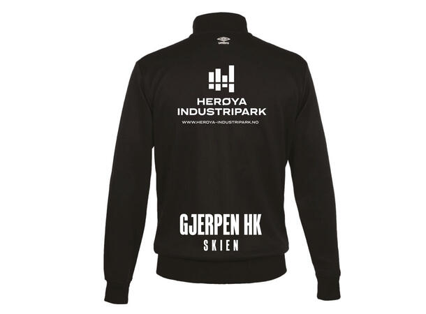 Gjerpen Elite UX Pro Track Jacket Sort Gjerpen Polyesterjakke Senior 