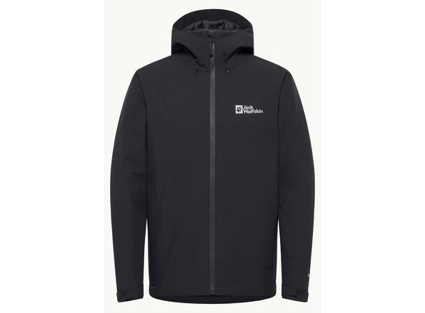JW Wisper Ins Jkt M Sort 3XL Jack Wolfskin men’s waterproof jacket 