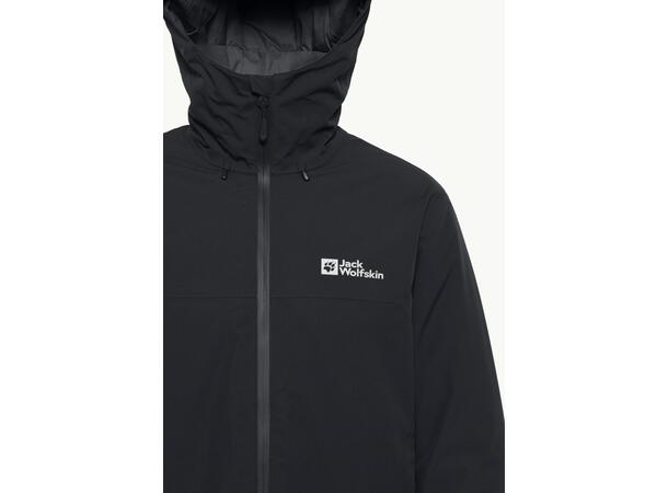 JW Wisper Ins Jkt M Sort 3XL Jack Wolfskin men’s waterproof jacket 