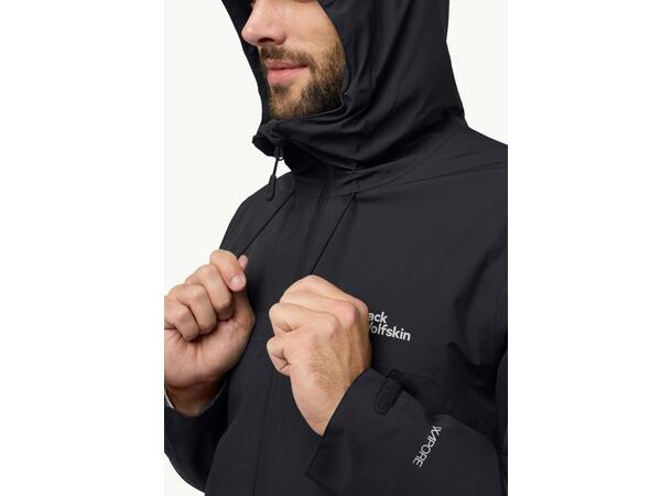 JW Wisper Ins Jkt M Sort 3XL Jack Wolfskin men’s waterproof jacket 