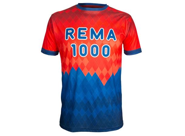 ST REMA 1000 Landslag Tee Rød XXL Sublimert Rema 1000 trøye - landslag