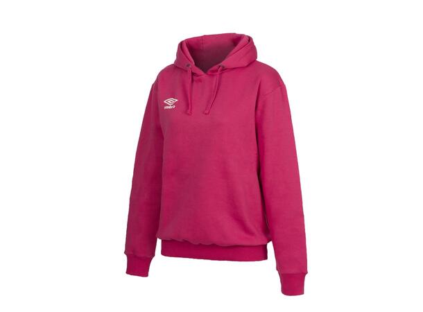 UMBRO Basic Hood jr Rosa 116 Hettegenser med liten logo 