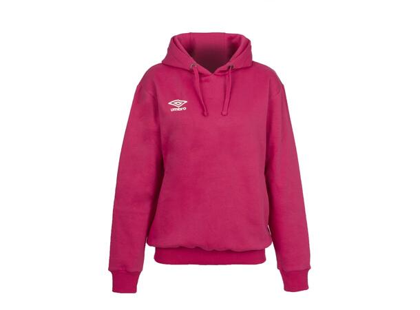 UMBRO Basic Hood jr Rosa 116 Hettegenser med liten logo 