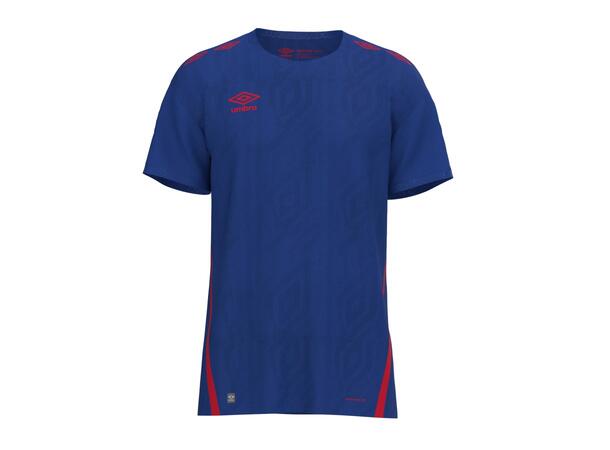 UMBRO UX Pro SS Jsy Jr Blå/Rød 164 Flott kortermet spillertrøye junior 