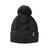 JW Pompom Beanie Sort OS Jack Wolfskin vindtett strikkelue 