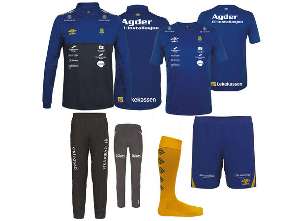 FK Jerv Spillerpakke UX Pro FK Jerv Spillerpakke m/initialer 