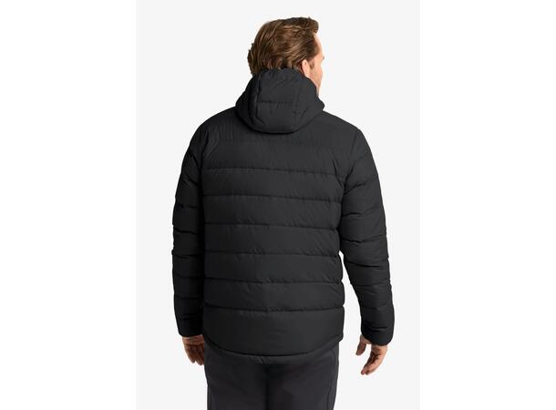 JW Ather Down Hoody M Rds Sort L Jack Wolfskin Lett dunjakke med hette 