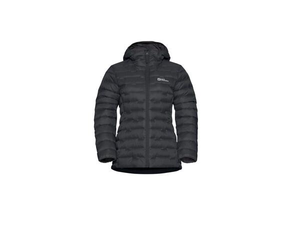 JW Passamani Down Hoody W Mørk grå M Jack Wolfskin Lett og varm dunjakke dame 