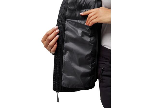 JW Passamani Down Hoody W Mørk grå M Jack Wolfskin Lett og varm dunjakke dame 