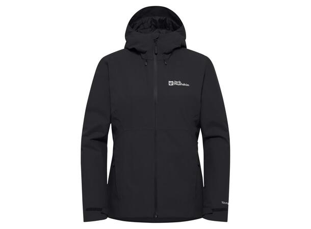 JW Wisper Ins Jkt W Sort M Jack Wolfskin Isolert Jakke Dame 