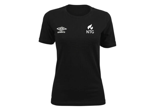 NTG Kongsvinger Basic Tee W Sort NTG Kongsvinger T-Skjorte Bomull Senior 