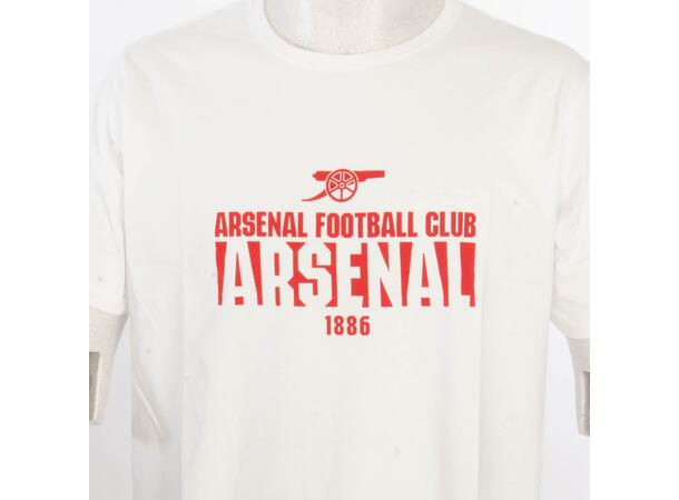 ST Arsenal Nº 2 Cotton Tee Hvit M Arsenal print t-shirt 