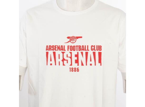 ST Arsenal Nº 2 Cotton Tee Jr Hvit 6 Arsenal print t-shirt junior 