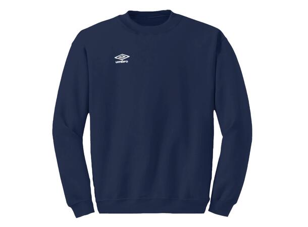 UMBRO Basic Crewneck Marine L Genser med rund hals og Umbro logo 