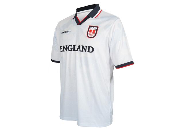 UMBRO England Jersey Hvit XXL Retro fotballskjorte 