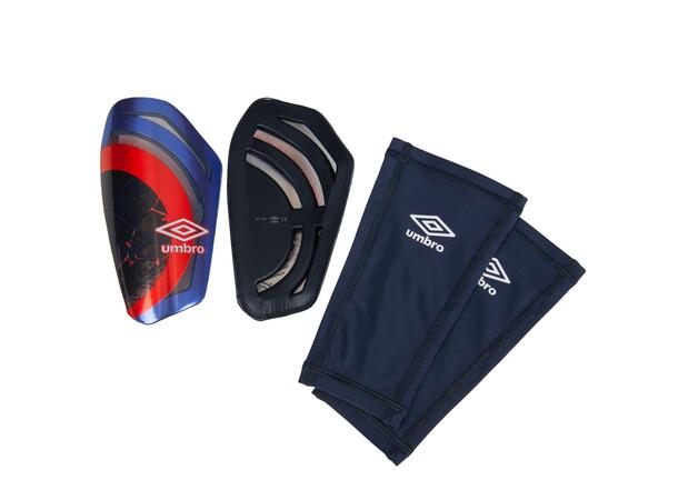 UMBRO Neo Pro Tecta2 Guard Sleeve Blå S Leggskinn med strømpe som har lomme 