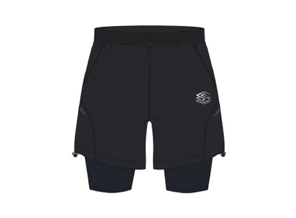 UMBRO Pro Tr Elite Hybrid Short Sort XXL Treningsshorts 