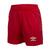 UMBRO Liga Shorts W Rød 34 Spillershorts i resirkulert kvalitet 