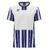 UMBRO Inter Strip Jsy Jr Hvit/Blå 128 Stripet teknisk spillertrøye 