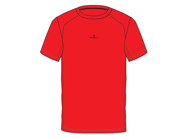 FIBRA Trn Tee Rød L Trenings T-skjorte 