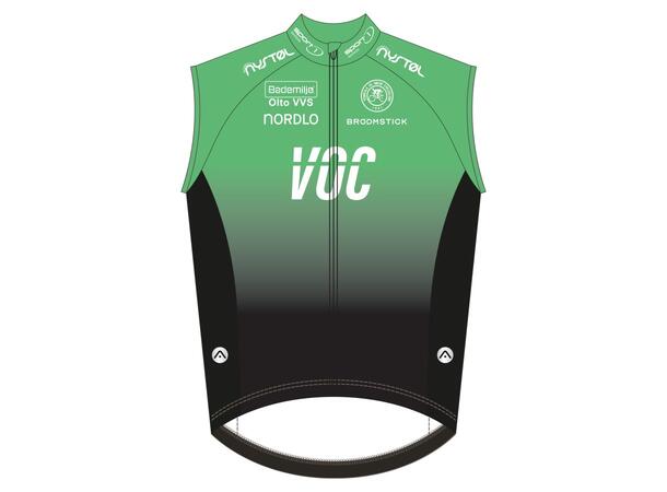 FIBRA VOC Elite Vest 24 Grønn M Vindtett sykkelvest 