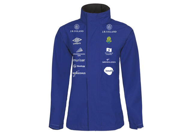 FK Jerv UX Elite Rain Jacket Blå BU SR FK Jerv Regnjakke Senior 