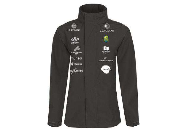 FK Jerv UX Elite Rain Jacket Sort BU SR FK Jerv Regnjakke Senior 
