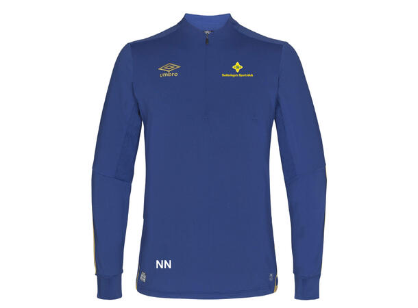 UMBRO BSK UX Elite Half Zip SR Blå/Gul Bækkelaget SK Treningsgenser Senior 