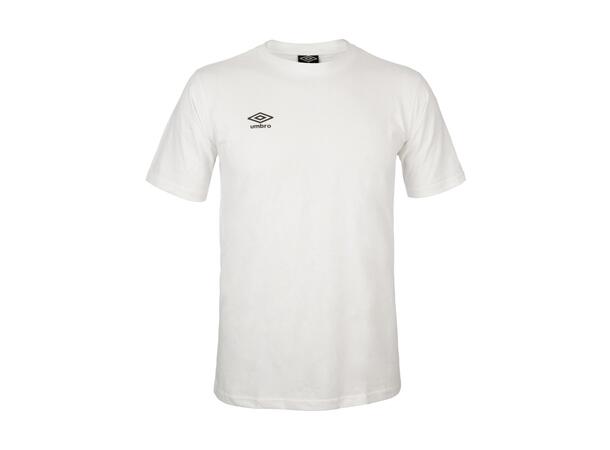 UMBRO Basic Tee Hvit S Rundhalset t-skjorte i bomull 