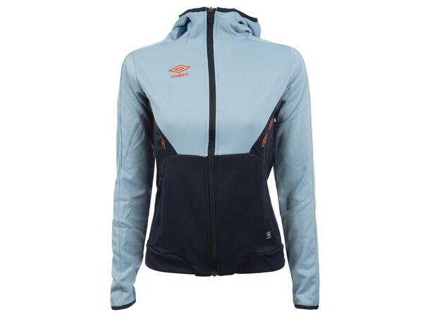 UMBRO Core Tech Hood Zip W Lys blå 42 Jakke med hette, i resirkulert polyester 