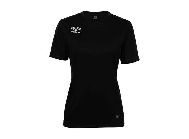 UMBRO Liga SS Jersey W Sort 42 Spillertrøye i resirkulert kvalitet dame 
