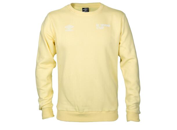 UMBRO NC Crew Neck Sweater Gul 152 Spesial rundhalset genser junior 