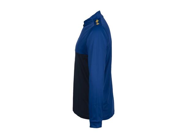 UMBRO UX Pro Half Zip Jr Blå/Gul 152 Treningsgenser med glidelås til junior 