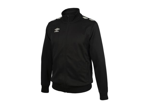 UMBRO UX Pro Track Jacket Sort S Polyesterjakke med tøffe detaljer 