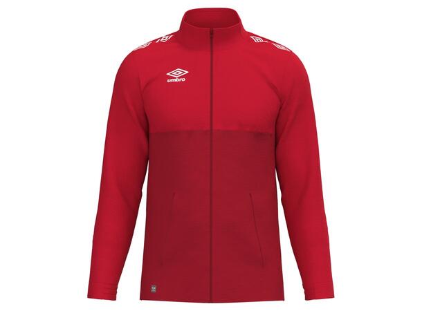 UMBRO UX Pro Trn Jkt Jr Rød/Hvit 116 Lett treningsjakke, normal passform. 