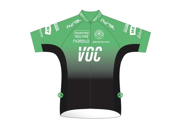 FIBRA VOC Pro Bike Jsy 24 Grønn XS Sykkeltrøye i pustende stretch 