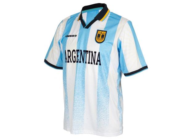 UMBRO Argentina Jersey Blå XXL Retro fotballskjorte 