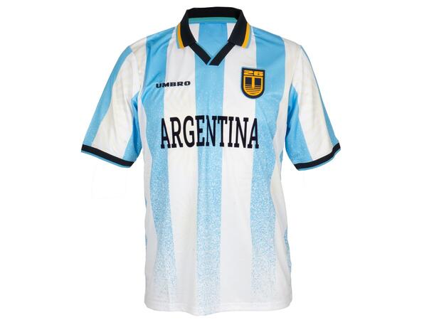 UMBRO Argentina Jersey Blå XXL Retro fotballskjorte 