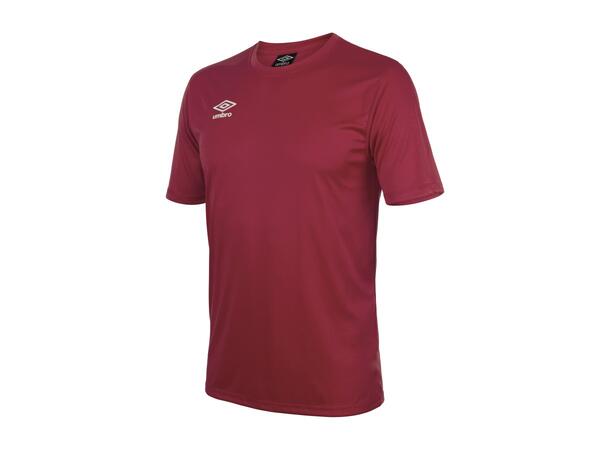 UMBRO Cup SS Jersey jr Burgunder 140 Spillertrøye i 100% polyester 